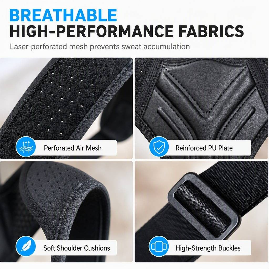 FitZyra™ Breathable Posture Support Belt
